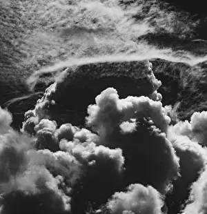 Weather Forecast Images Stampe: SW image, dramatic cloudscape with (cumulus) clouds