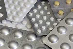 Blister Packaging Stampe: Tablets in blister packaging