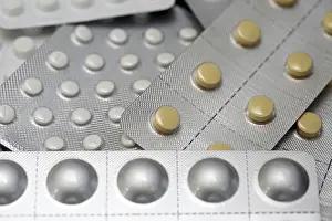 Blister Packaging Stampe: Tablets in blister packaging