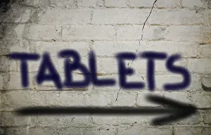 Healthcare Concept Stampe: Tablets Concept