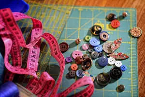 Central European Handicrafts Stampe: Tailor's workshop, thread