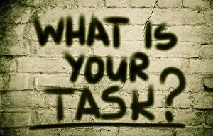 Decision Making Process Stampe: What Is Your Task Concept