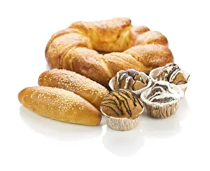 Appetizing Baked Goods Images Stampe: Tasty batch