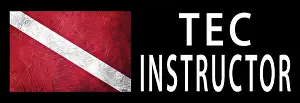 Diver Down Signal Stampe: Tec Instructor, Diver Down Flag