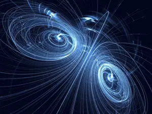 Abstract Technology Background Stampe: Technology background - abstract computer-generated image
