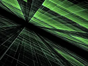Abstract Computer Image Stampe: Technology perspective background - abstract computer-generated image