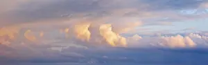 Cloudy Mood Wallpaper Stampe: Thunderclouds in the evening light