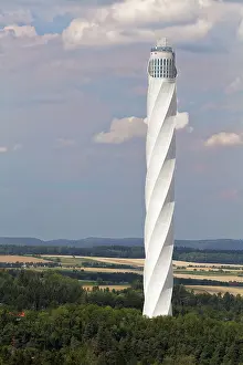 Modern Industrial Architecture Stampe: Thyssenkrupp test tower for elevators with visitor platform
