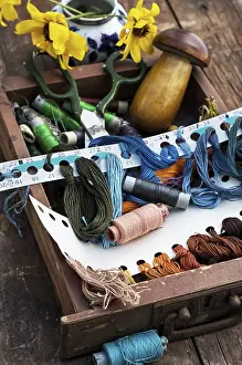 Handicraft Tools Stampe: Tools and accessories for sewing and needlework