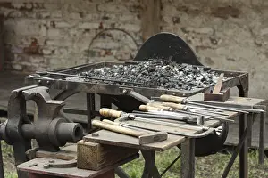 Handicraft Industry Stampe: Tools of a blacksmith