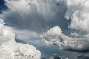 Cloudy Mood In Europe Stampe: Towering clouds, thunderclouds, Germany