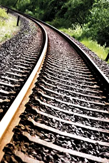 Railway Track Photography Stampe: Train tracks