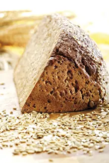 Balanced Diet Staples Food Stampe: Triangular loaf of wholegrain bread