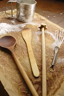 Baking Tools Stampe: Typical baking tools