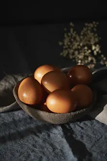 Easter Concept Stampe: Unusual Easter on dark background