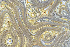 Fractal Marble Texture Stampe: Unusual marble texture - computer-generated image