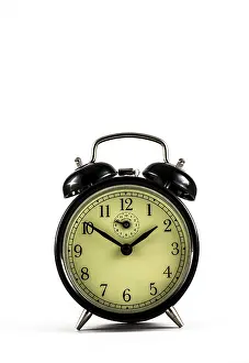 Symbolic Time Concept Stampe: Detail of a used mechanical clock