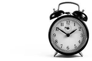 Symbolic Time Concept Stampe: Detail of a used mechanical clock
