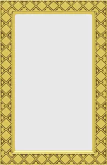 Gold Frame Vector Stampe: Vector gold frame