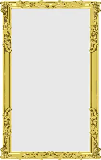 Gold Frame Vector Stampe: Vector gold frame