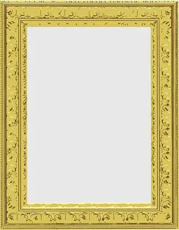 Gold Frame Vector Stampe: Vector gold frame