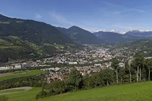 Deserted Italian Town Stampe: View of Brixen in the Eisack Valley