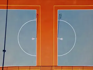 Modern Architecture In Australia Stampe: Top view capturing the vibrant