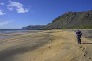 Rocky Coastline Iceland Stampe: View to the cliffs of Latrabjarg