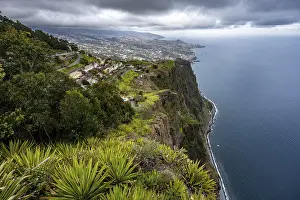 Madeira Coastal Landscape Stampe: View of the cliffs from the viewing platform