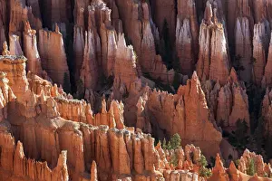 Sandstone Rock Formation USA Stampe: View of coloured rock formations