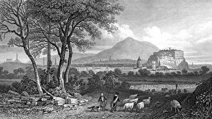 Edinburgh Castle View Stampe: View from Craigleith, Edinburgh