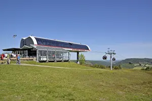 Mountainous Scenery Europe Stampe: View of Ettelsberg mountain station