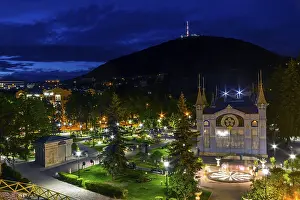 Deserted European Townscape Stampe: View of the night