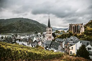 UNESCO World Heritage Site Germany Stampe: View from the Post Tower of St