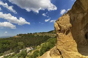 Uninhabited Mountain Peak Stampe: View of the top of the Ring mountain