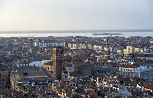 World Heritage Site Europe Stampe: View over the rooftops of Venice
