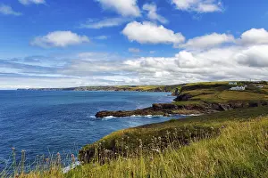 Port Isaac Stampe: Vista dalla costa del sentiero di camminata a ovest-sudovest.
