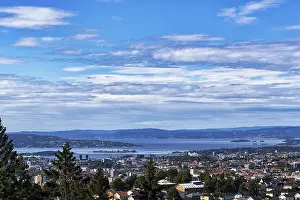 Scandinavian Urban Landscape Stampe: View from the summit of Grefsenkollen