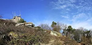 Hilly Countryside View Stampe: View of the summit of the Kalmit