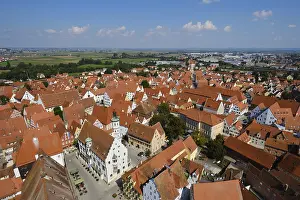Germany Medieval Architecture Stampe: View from the tower Daniel of St
