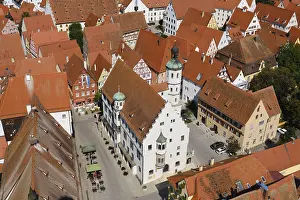 Medieval German Architecture Stampe: View from the tower Daniel of St
