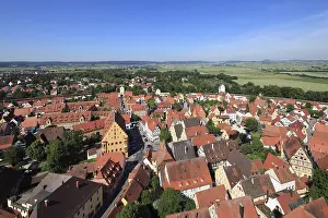 Bavarian Architecture Stampe: View from the tower of the Daniel or St