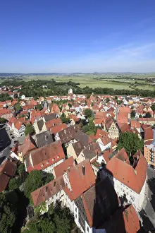 Bavarian Architecture Stampe: View from the tower of the Daniel or St