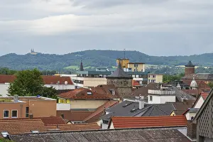 Upper Franconia Cityscape Stampe: View of the town of Lichtenfels from above