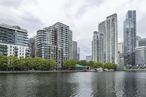 London Cityscape Stampe: View of the urban development