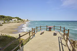 Observation Point Spain Stampe: Viewing platform onto the beach
