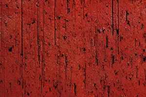 Uninhabited Countryside Scene Stampe: Void structure of a burnt red brick