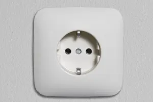 Save Money On Electricity Stampe: Wall socket