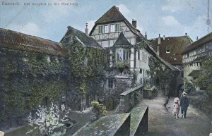 German Fortresses Stampe: Wartburg in Eisenach, Thuringia