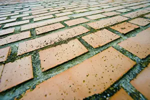Construction Site Photos Stampe: Weathered brick front